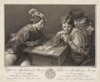 TvB G 2936
<br/>
De drie kaartspelers
<br/>
<em>Tanjé, Pieter (1701/1702-1761)</em>